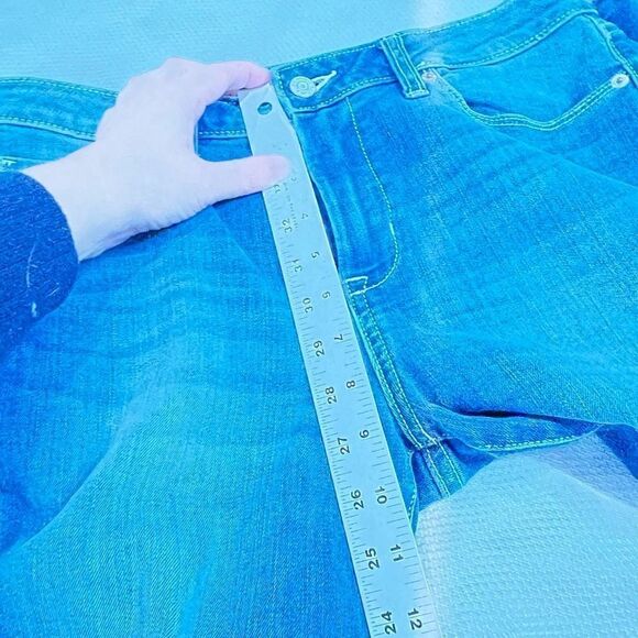 Banana Republic Factory Light Wash Wide Leg Jeans 29/8 - Picture 7 of 8